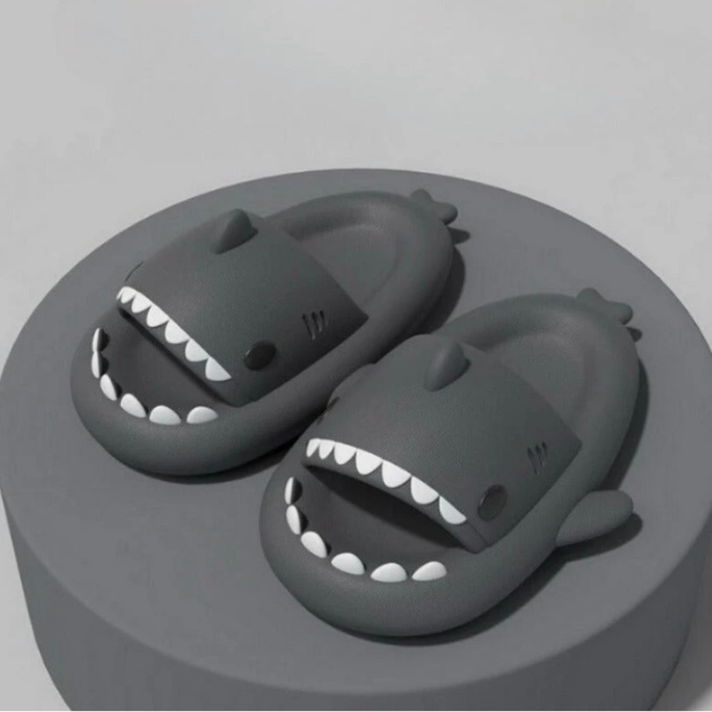 Men's Gray Shark Sandals